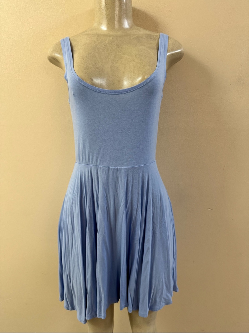 Light Blue Sleeveless Skater/Swing Dress Size M